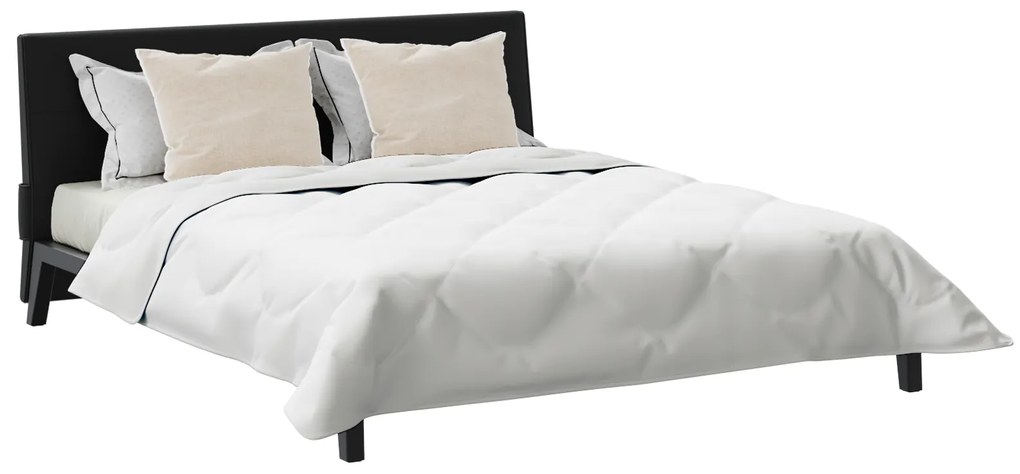 vidaXL Χειμερινό Παπλωματοθήκη 3 pcs Λευκό 200 x 220 cm Μικροΐνες