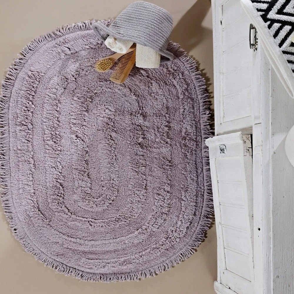 Πατάκι Μπάνιου Ronan 35 Lilac Kentia 70Χ110 100% Cotton