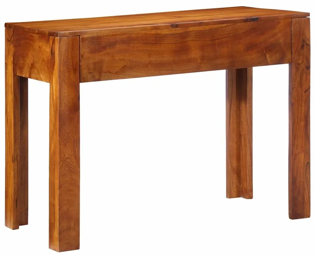 vidaXL Γραφείο με συρτάρι Καφέ 100 x 50 x 75 cm Μασίφ ξύλο ακακίας