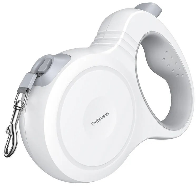 Petsuper Dog Automatic Retractable Leash 5m (white)