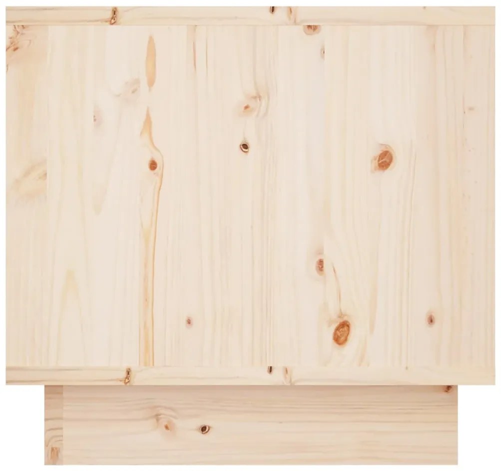 vidaXL Κομοδίνα 2 τεμ. 35 x 34 x 32 εκ. από Μασίφ Ξύλο Πεύκου
