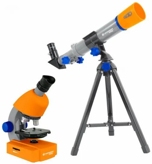 telescope and microscope junior 35 cm orange Bresser