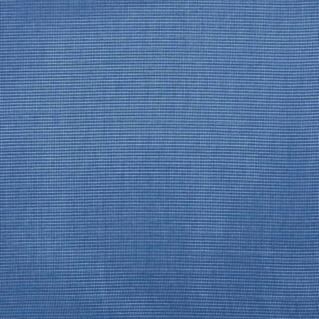 vidaXL Voile κουρτίνες με ροδέλες 2 τεμάχια Μπλε Ρουά