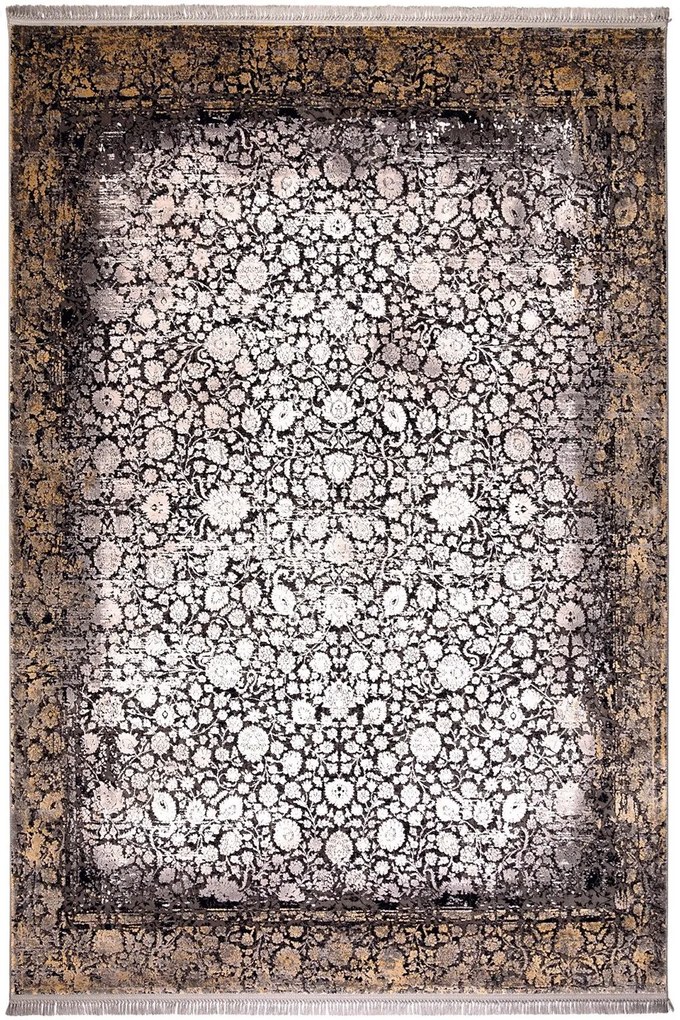 Χαλί Naf Naf Rodin 34673 090 Ecru-Grey Βιοκαρπέτ 160X230cm