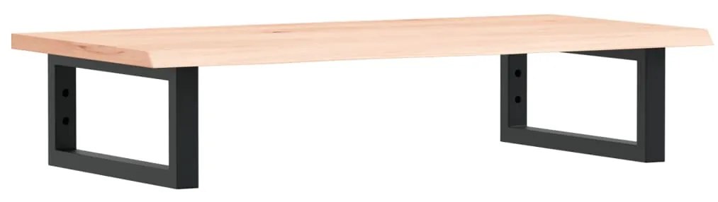 vidaXL Ράφι Νιπτήρα Τοίχου από Ατσάλι / Μασίφ Ξύλο Δρυός