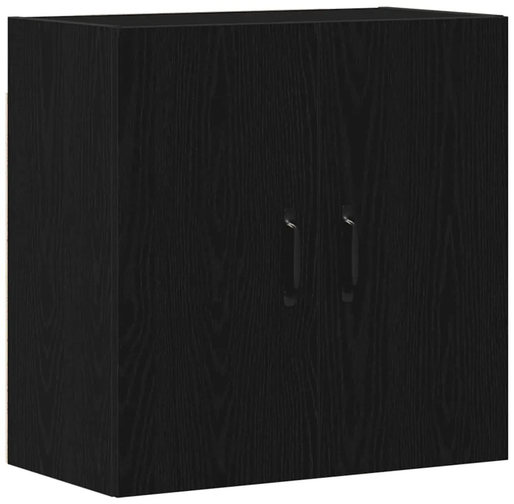vidaXL Ντουλάπι Τοίχου Μαύρο Δρυς 60x31x60 εκ. από Τεχνητό Ξύλο