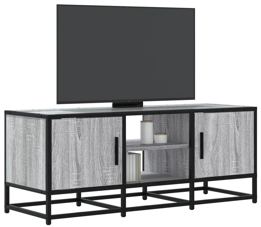 vidaXL Έπιπλο Τηλεόρασης Γκρι Sonoma 100x35x41 εκ. Επεξ. Ξύλο