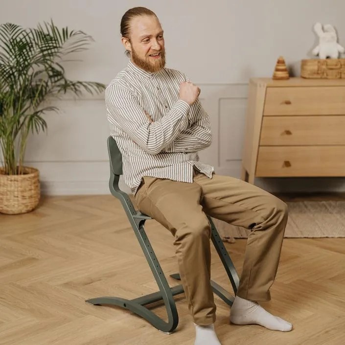 Leander Louie παιδική καρέκλα φαγητού Sage green