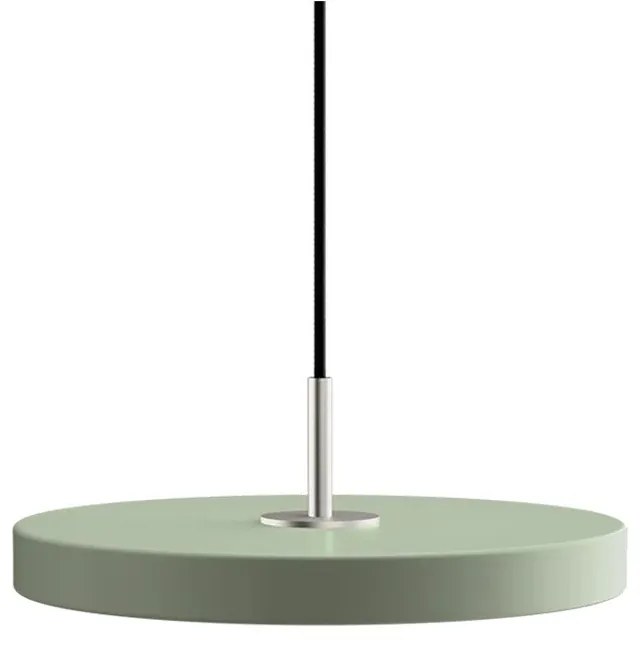 Φωτιστικό Οροφής Asteria Mini Steel 2431C4174 Φ31x3.3cm Led 900lm 14W 3000k Nuance Olive Umage