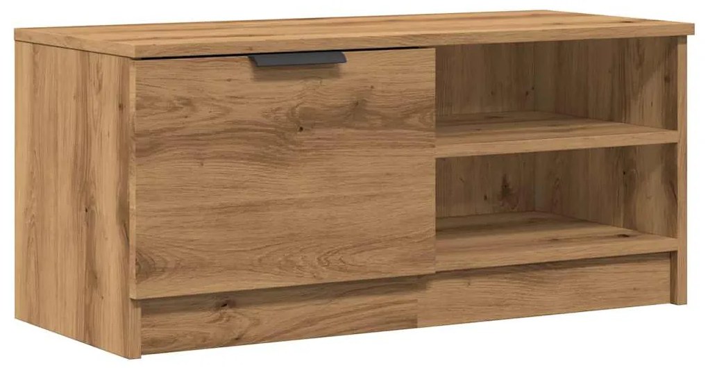 vidaXL Σετ ντουλάπι τηλεόρασης 2 τεμαχίων Artisan Oak 80x35x36,5 cm