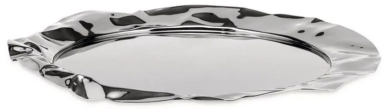 Δίσκος Σερβιρίσματος Foix 90039 Φ44x3 Ανοξ. Ατσάλι Inox με Δώρο 2 Δαχτυλίδια Πετσέτας Alessi Stainless Steel