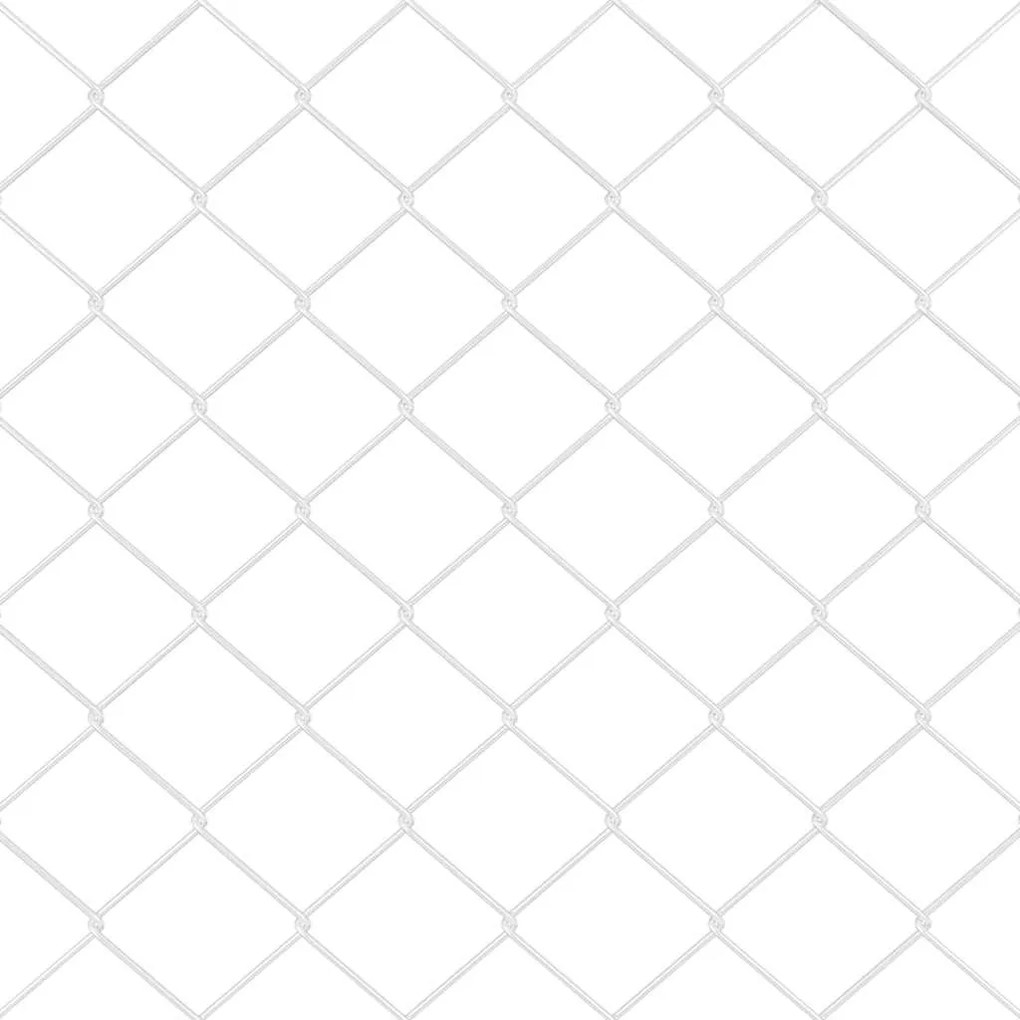 vidaXL Στύλος Περιφράξεων Ασημί 10 x 1,6 μ (40 x 40 mm πλέγμα) Ατσάλι