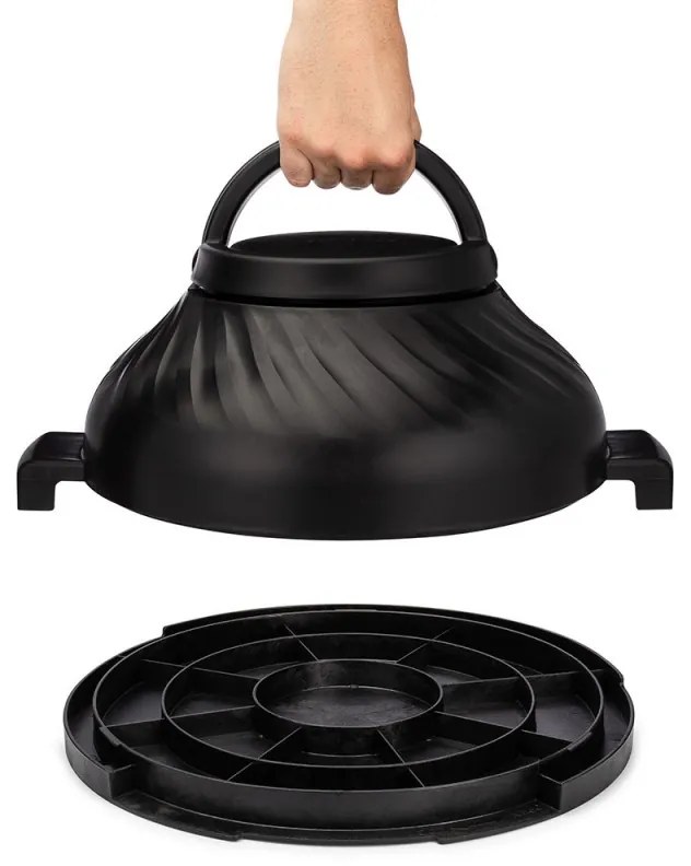 Instant Pot Pro Crisp + Φριτέζα αέρος 140002701, 1500 W, 7,6 L, 11 προγράμματα, καλάθι φριτέζας αέρος, οθόνη LCD, Μαύρο