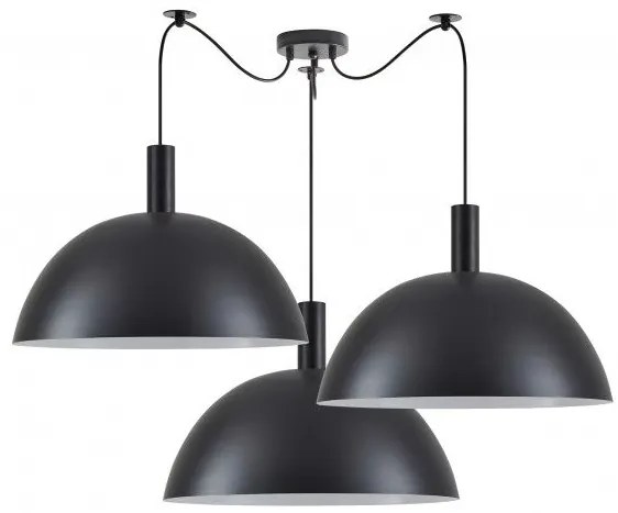 Κρεμαστό Φωτιστικό Οροφής 3xE27 Μαύρο Adept Tube 77-8503 Homelighting 77-8503 Μαύρο