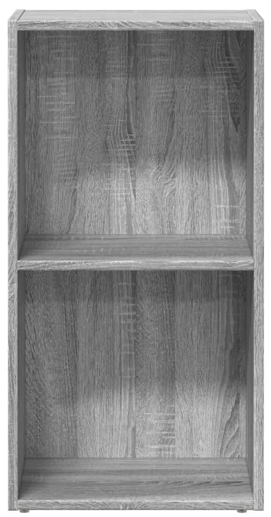 vidaXL Βιβλιοθήκη Γκρι Sonoma 40x30x77 εκ. από Επεξεργασμένο Ξύλο
