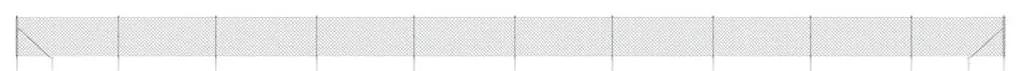 Συρματόπλεγμα Περίφραξης Ασημί 1,1 x 25 μ. με Καρφωτές Βάσεις - Ασήμι