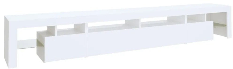 vidaXL Έπιπλο Τηλεόρασης με LED Λευκό 260 x 36,5 x 40 εκ.