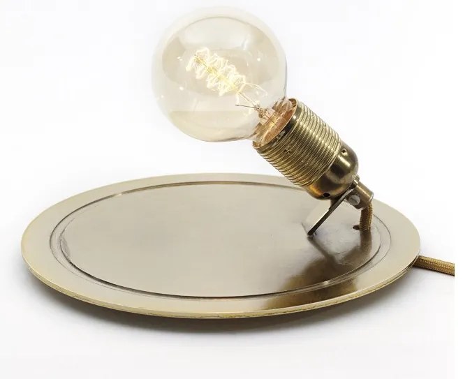 Σώμα Επιτραπέζιου Φωτιστικού 1xΕ27 Χρυσό Φ23cm Glow in a Dome DI101687 Ebb&amp;Flow-DI101687-Χρυσό DI101687