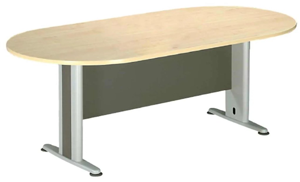 Τραπέζι Συνεδρίου Oval Beech 240x120x75cm