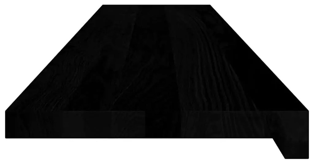 vidaXL Περβάζια παραθύρων 2 τεμ. Σκ. Καφέ 120x25x2εκ. Μασίφ Ξύλο Δρυός