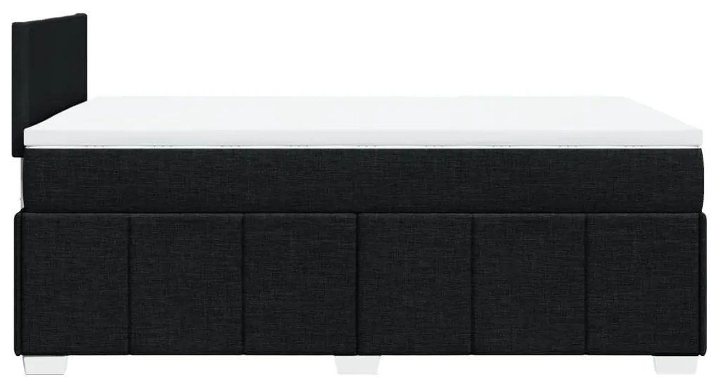 Κρεβάτι Boxspring με Στρώμα Μαύρο 120x200 εκ. Υφασμάτινο 3287030