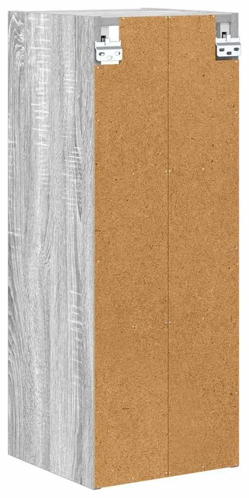 vidaXL Κρεμαστό ντουλάπι Γκρίζο Σονομα 30 x 29,5 x 80 εκ.