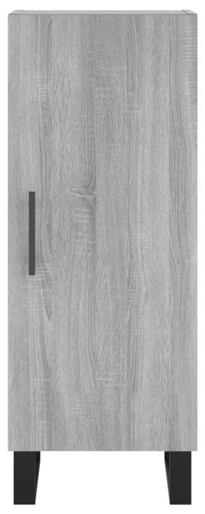 vidaXL Ντουλάπι Γκρι Sonoma 34,5x34x90 εκ. από Επεξεργασμένο Ξύλο