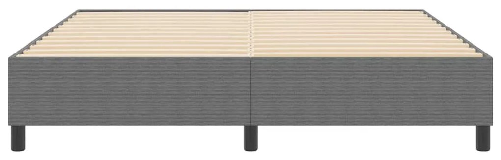 vidaXL Κρεβάτι με ελατήρια Ανοιχτό γκρι 180 x 200 cm Βελούδο