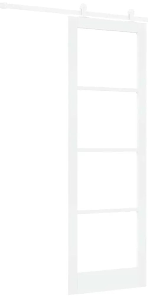 vidaXL Συρόμενη Πόρτα ORKDAL Λευκό 78 x 232 cm Ξύλο και μέταλλο