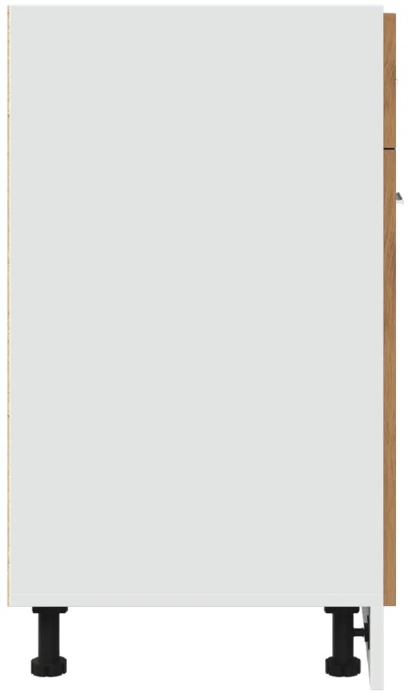 vidaXL Έπιπλο Με Συρτάρι Lyon Artisan Δρυς 60x46x81,5εκ. Επεξεργ. Ξύλο