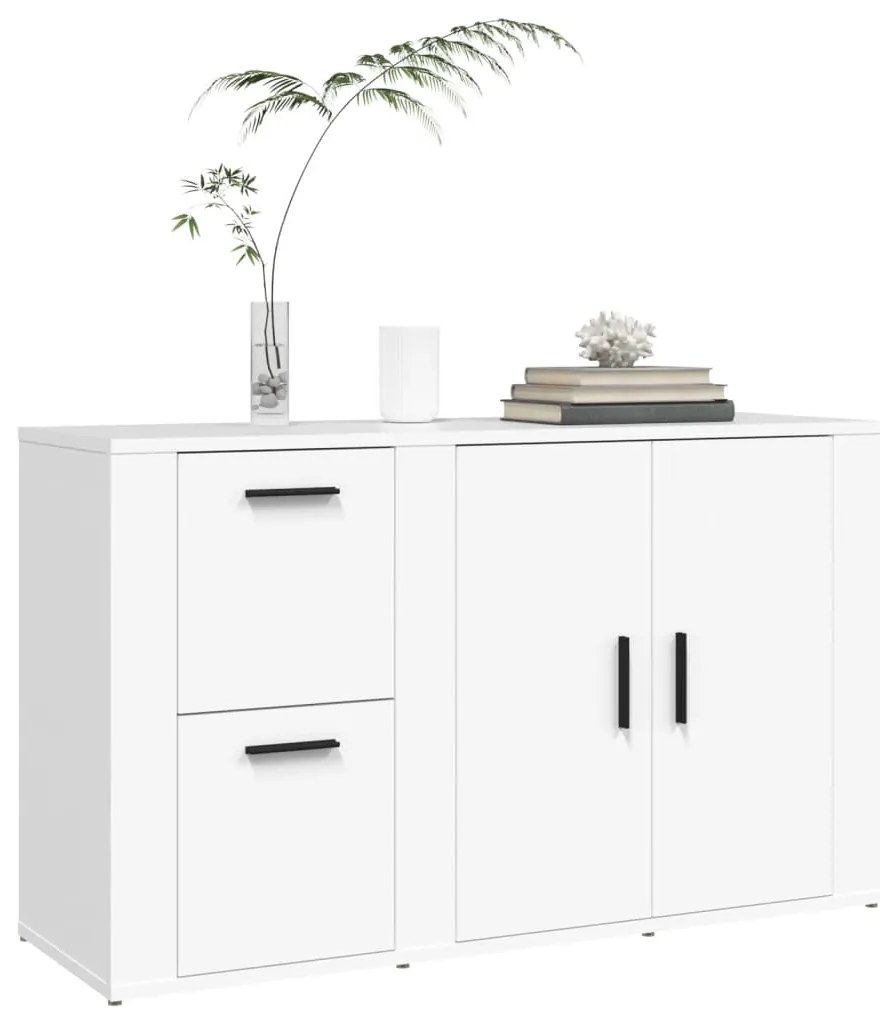 vidaXL Ντουλάπι Λευκό 100 x 33 x 59,5 εκ. από Επεξεργασμένο Ξύλο