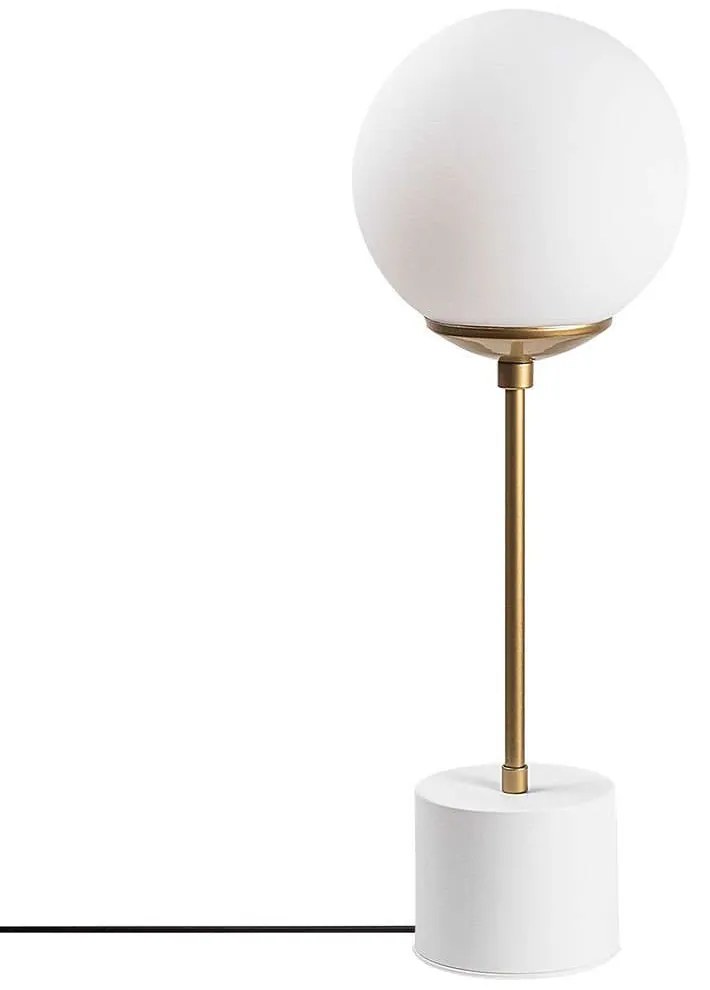 Φωτιστικό Επιτραπέζιο Globo 942FLG1836 20x20x57cm 1xE14 40W White-Gold Opviq