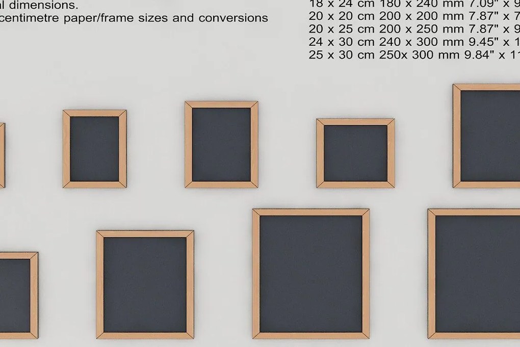 Intra απο ξύλο plywood  Χρώμα wenge 3mm-4mm πάχος - Κορνίζες Laser Cut Files - Photo Frame Δίασταση 20x25 cm INTRAFABR-84761417