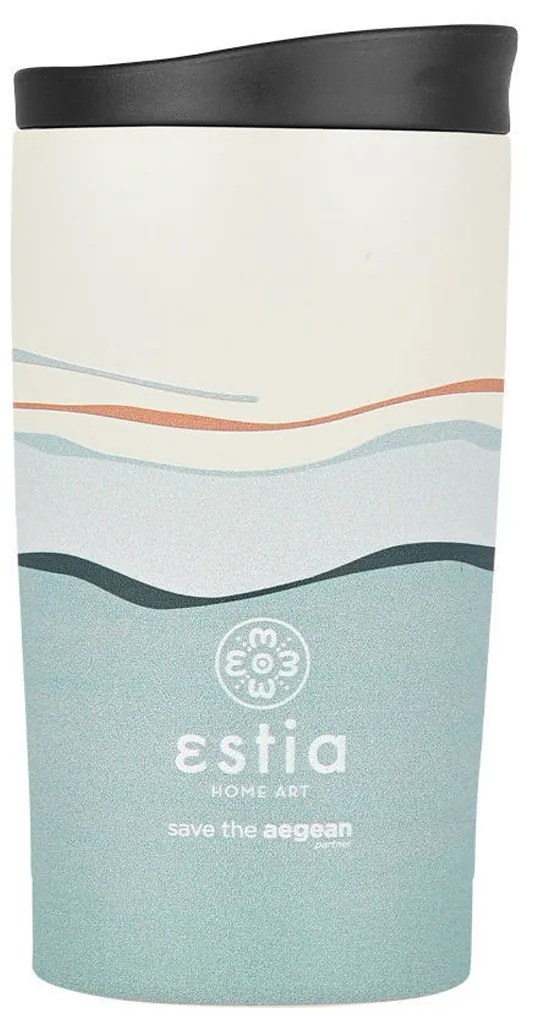 Ποτήρι Θερμός 350ml Estia Save The Aegean Travel Mug Ecozen Horizon 01-25618