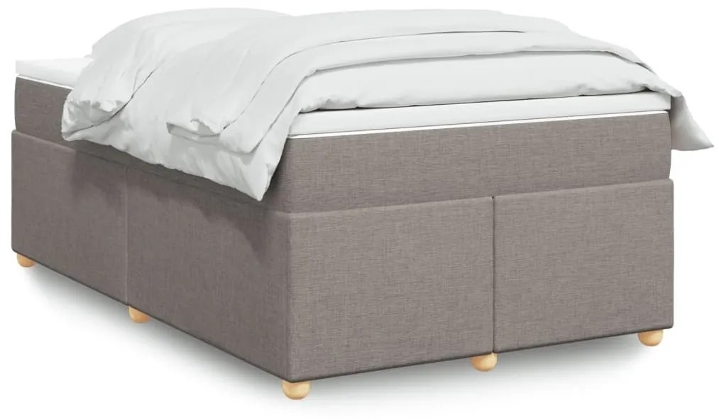 ΚΡΕΒΑΤΙ BOXSPRING ΜΕ ΣΤΡΩΜΑ TAUPE 120X200 ΕΚ. ΥΦΑΣΜΑΤΙΝΟ 3285370