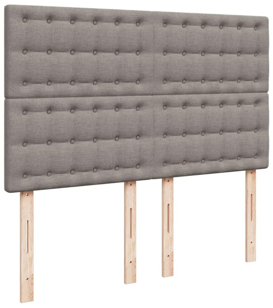 ΚΡΕΒΑΤΙ BOXSPRING ΜΕ ΣΤΡΩΜΑ TAUPE 140X190 ΕΚ. ΥΦΑΣΜΑΤΙΝΟ 3294369