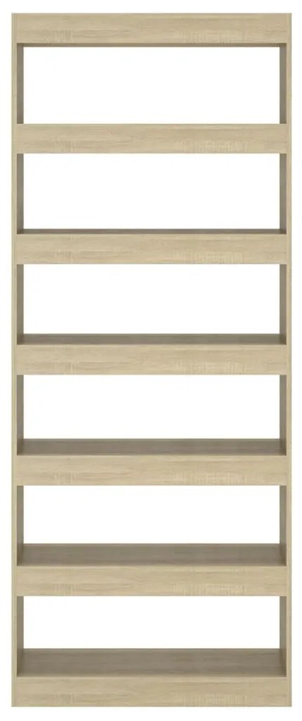 Βιβλιοθήκη/Διαχωριστικό Sonoma Δρυς 80x30x198 εκ. Επεξ. Ξύλο 811730