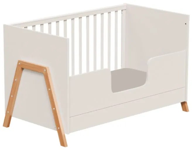 Casababy Oslo Ecru Βρεφικό Κρεβάτι Μετατρεπόμενο Σε Προεφηβικό