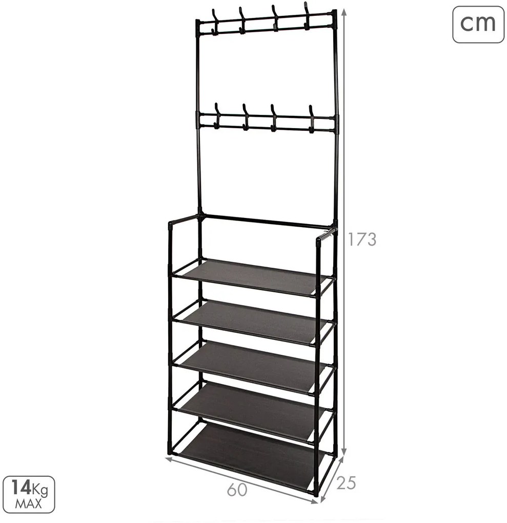 Ράφι παλτών Max Home Μέταλλο (4 Μονάδες)