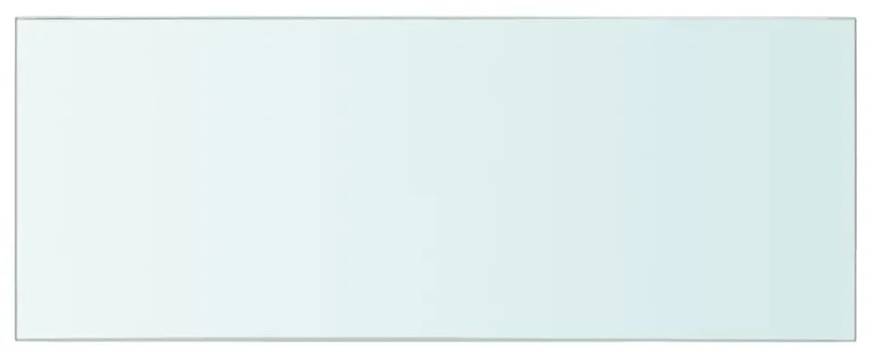 Ράφια Πάνελ 2 τεμ. Διάφανα 40 x 15 εκ. Γυάλινα - Διαφανές