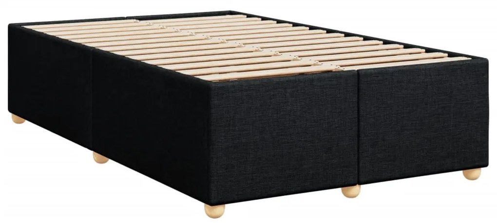 ΚΡΕΒΑΤΙ BOXSPRING ΜΕ ΣΤΡΩΜΑ ΜΑΥΡΟ 120X200 ΕΚ. ΥΦΑΣΜΑΤΙΝΟ 3291242