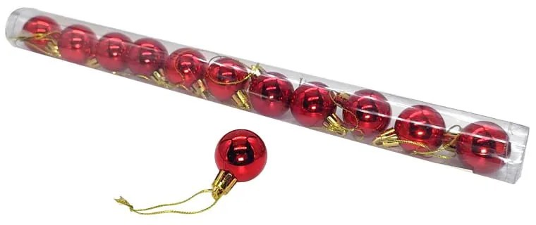 Χριστουγεννιάτικες μπάλες 12τμχ 2.5cm - Christmas Decoration Balls 12pcs