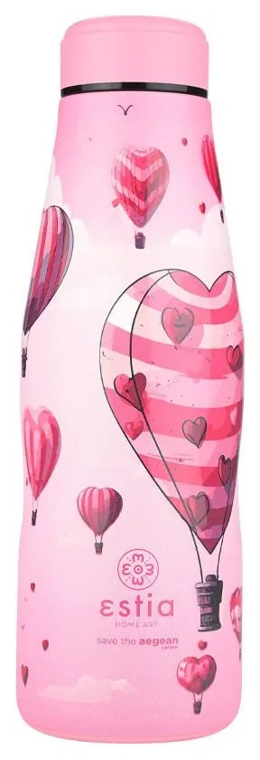 Estia 01-22266 Save the Aegean Θερμος Travel Flask 500ml,  Love Ascend