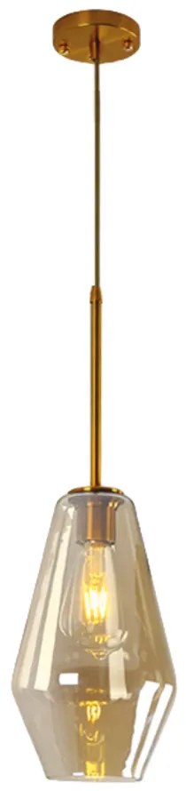 Omnia Vase D17 Μοντέρνο Κρεμαστό Φωτιστικό Μονόφωτο με Ντουί E27