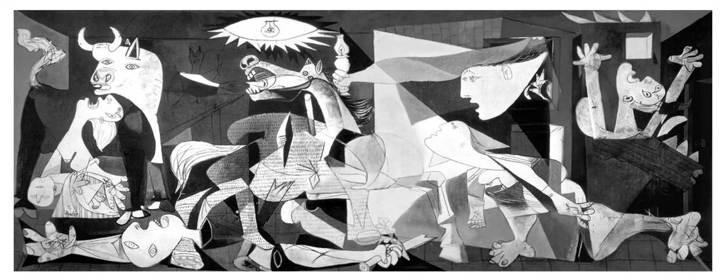 ΠΙΝΑΚΑΣ ΚΑΜΒΑΣ ΤΥΠΟΥ PICASSO GUERNICA HM7198.03 80x3x30 εκ. - HM7198.03