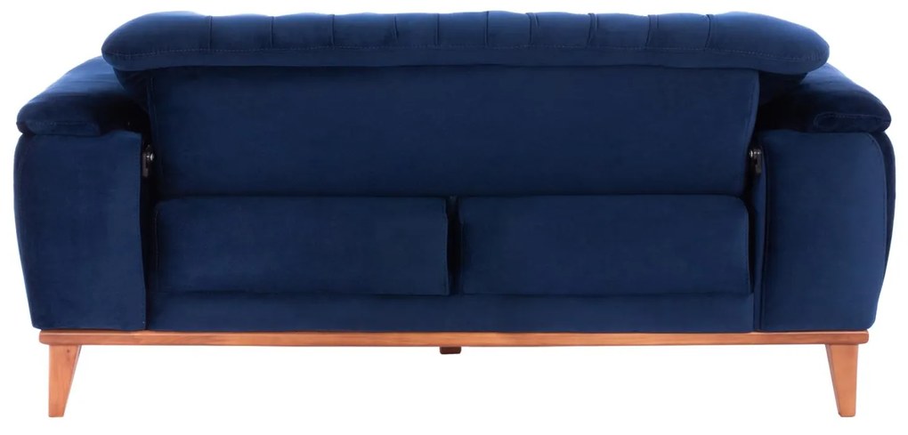 Καναπές - Κρεβάτι Bennington 2θέσιος Mπλέ 180x120x80 εκ.