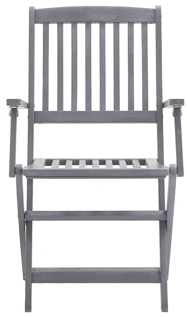 vidaXL Καρέκλες Εξωτ. Χώρου Πτυσσόμενες 6 τεμ Ξύλο Ακακίας &amp; Μαξιλάρια