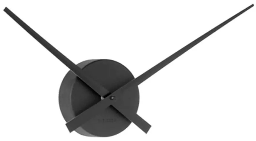 Ρολόι Τοίχου KA4348BK Little Big Time Mini Black Karlsson Αλουμίνιο