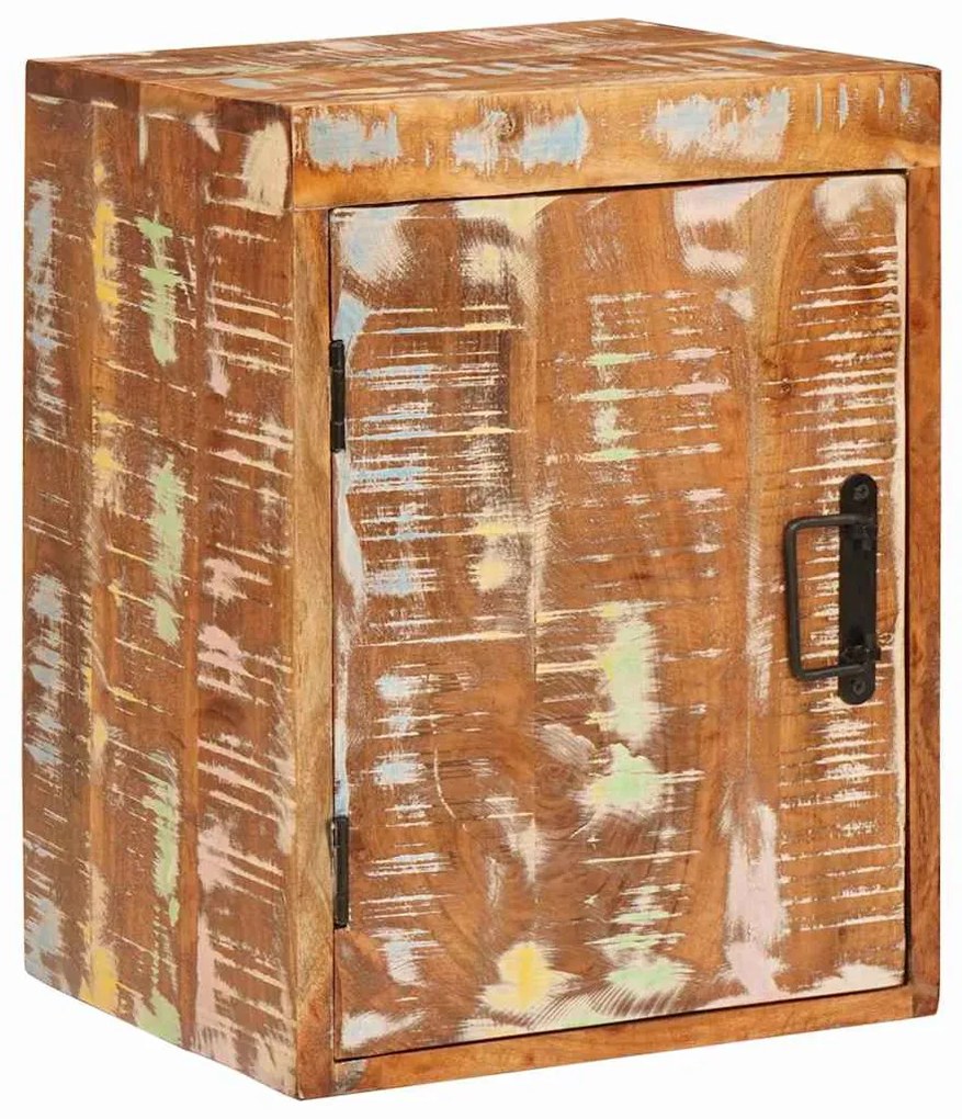 vidaXL Κομοδίνο Καφέ 35 x 33 x 48 εκ Ανακτημένο Στερεό Ξύλο