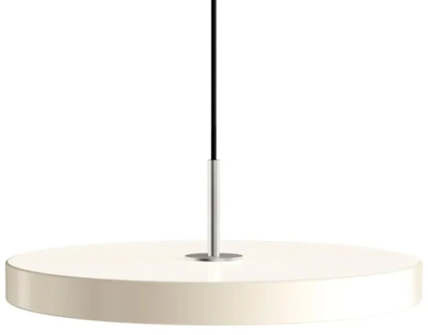 Φωτιστικό Οροφής Asteria Plus Medium Steel 2560C4172 Φ43x14cm Led 1600lm 28W 2400-3000k Pearl White Umage